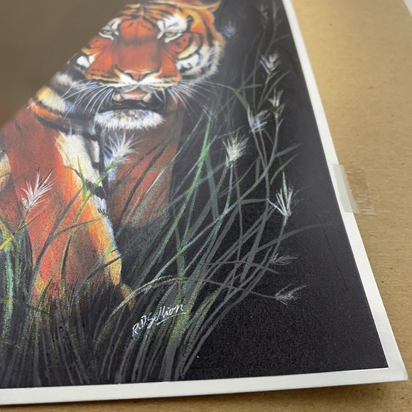 1992 Vintage FJ Warren Limited Night Prowling Tiger - Picture 4 of 9